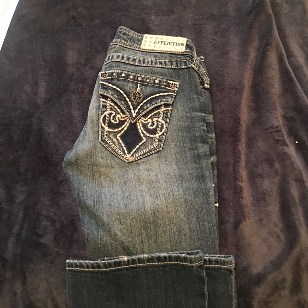 Miss me and affliction jeans $49 each